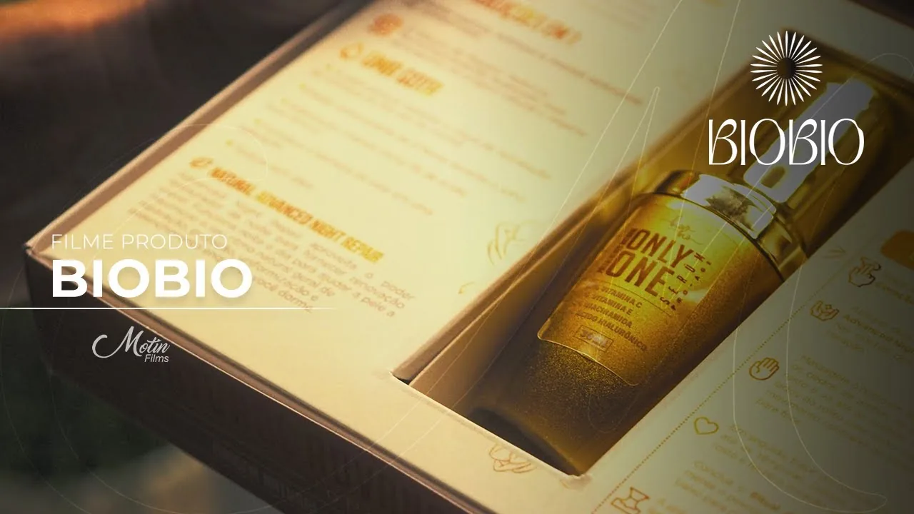 Filme de Produto BioBio Cosméticos — Only One